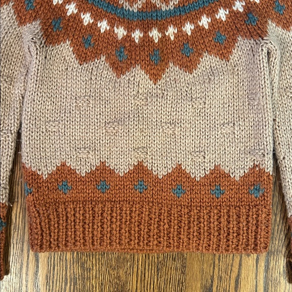 Vintage 70s/80s Icelandic Style Knit Sweater - Picture 3 of 6